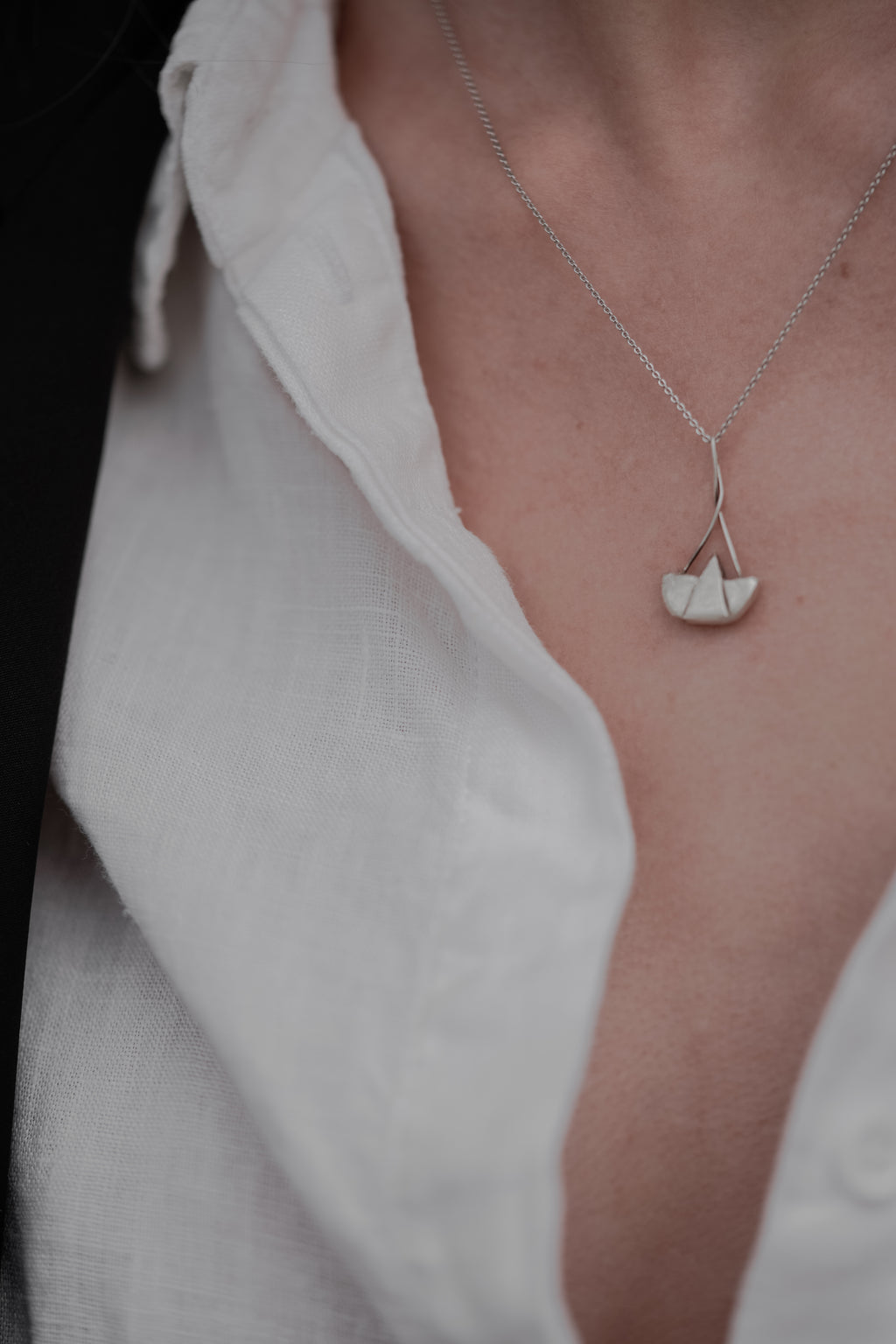 Origami Boat - Pendant