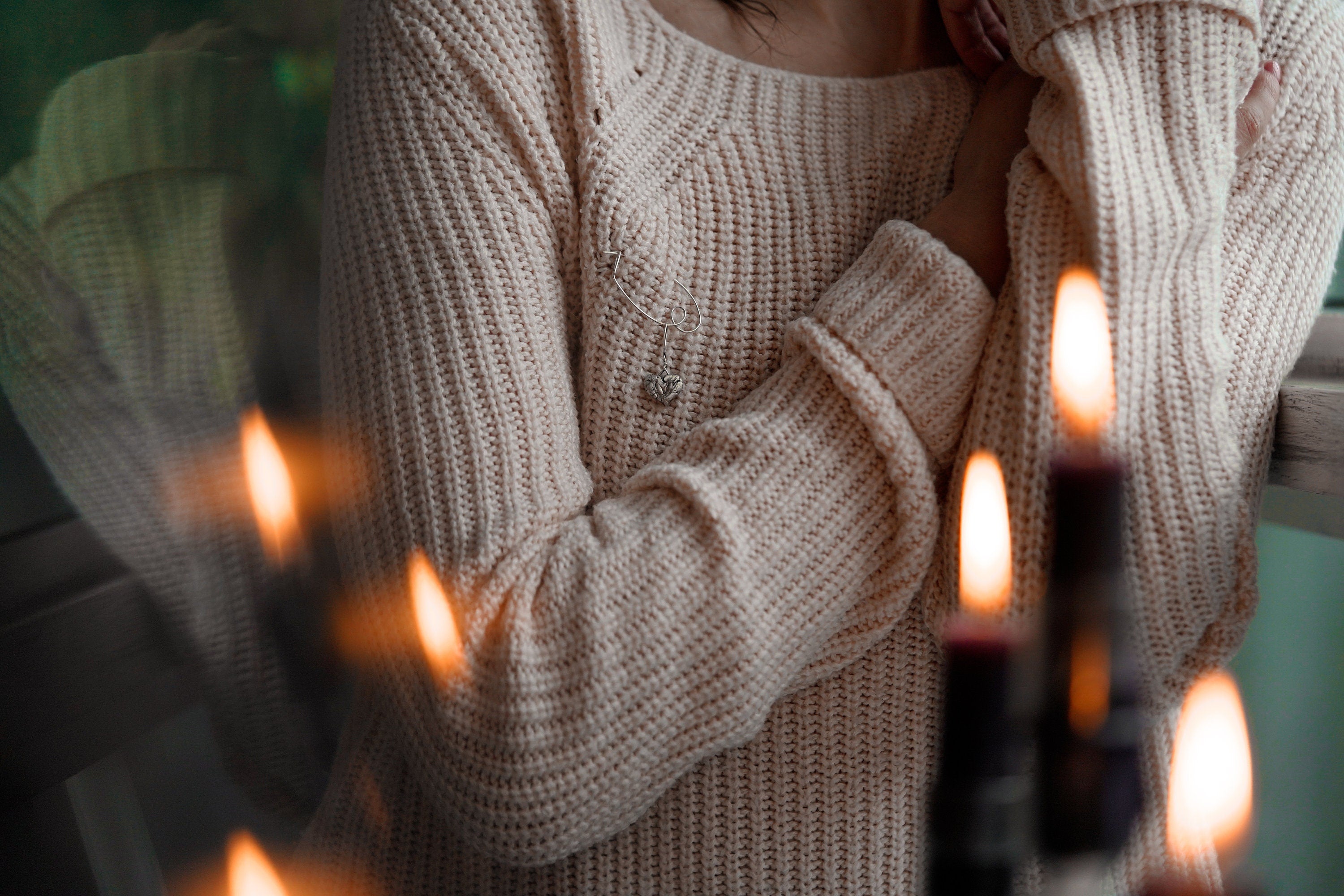 Silver Heart - Brooch