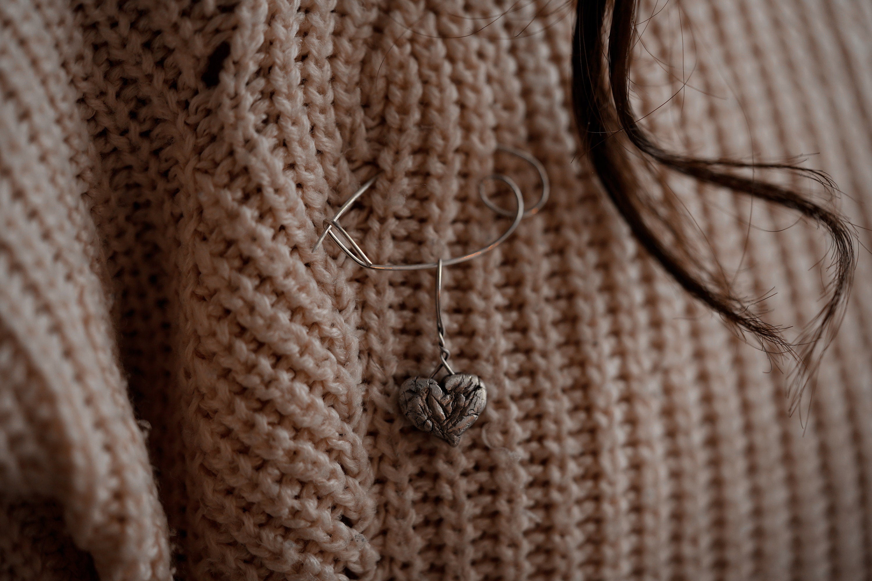 Silver Heart - Brooch