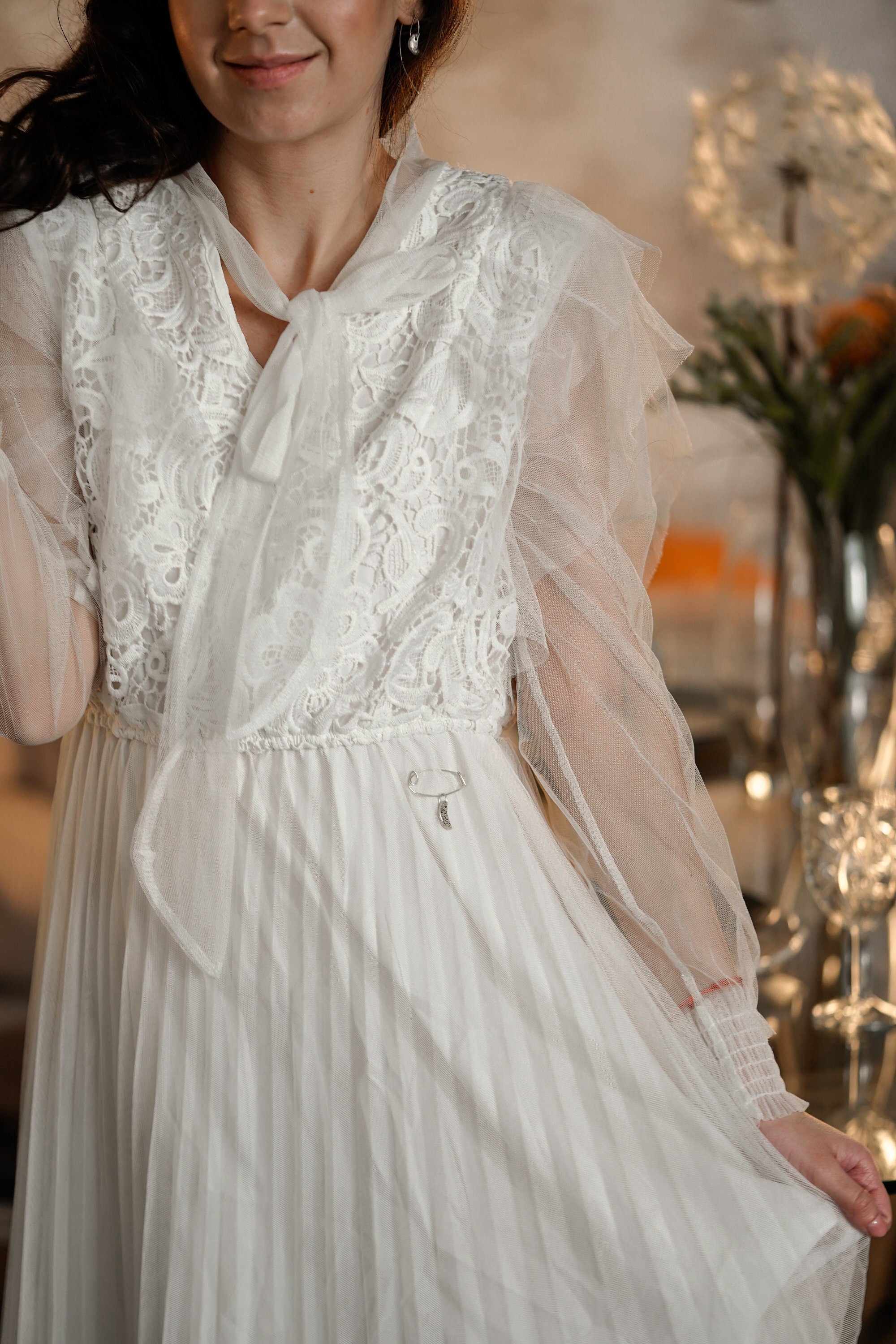 Silver Moon - Brooch