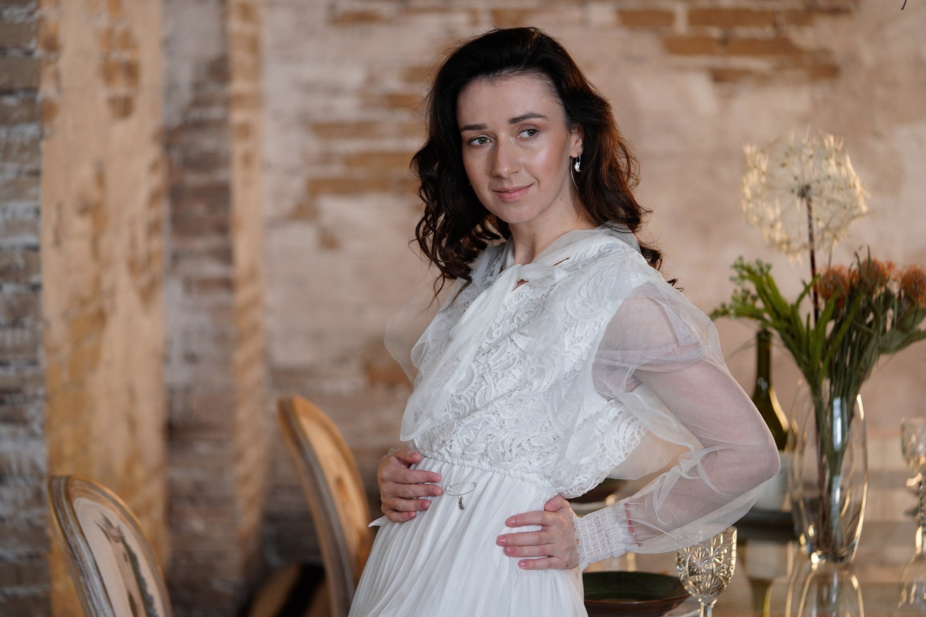 Silver Moon - Brooch