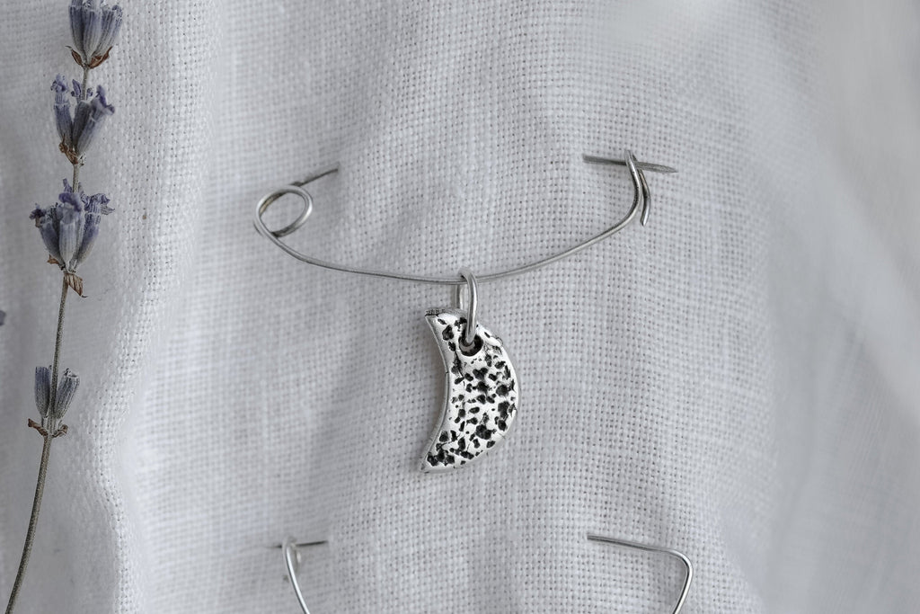 Silver Moon - Brooch