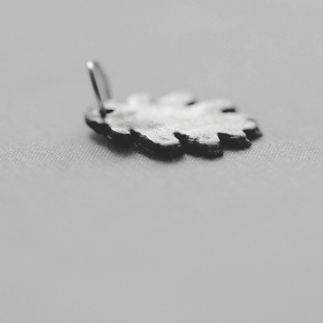 Silver Oak Leaf Pendant